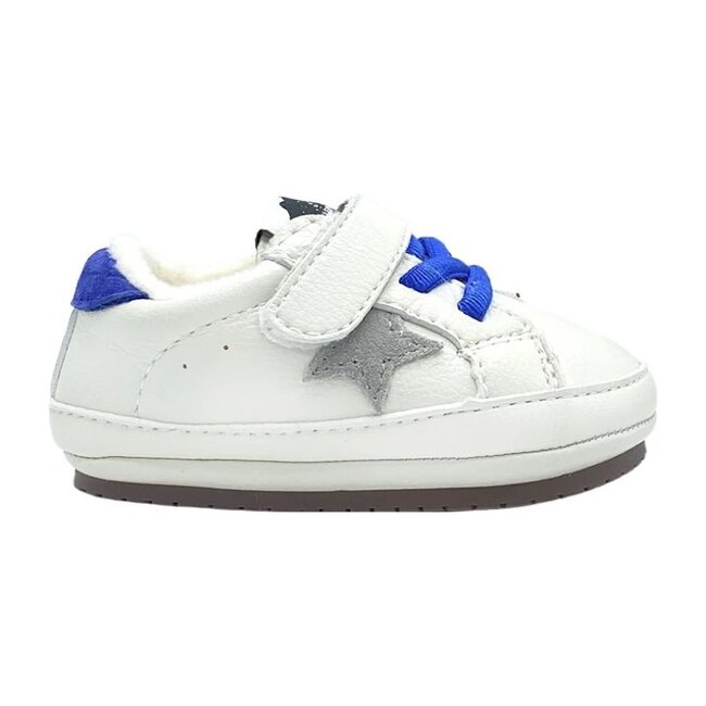 Jack Baby Kicks, White & Blue