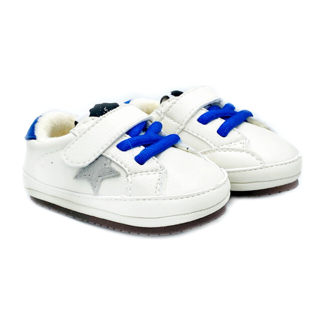 Jack Baby Kicks, White & Blue