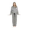 Women's Mini Mask Ruthie Top, Noir Ecru - Pajamas - 2