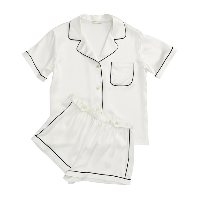 Katelyn Fiona Knit Set, Chalk & Noir