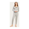 June PJ Set, Gray & Noir - Pajamas - 2