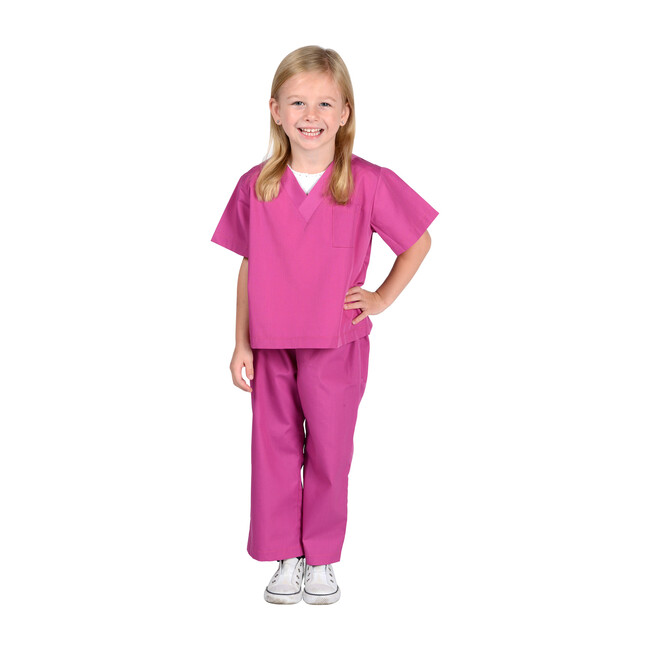 Jr. Doctor Scrubs, Pink