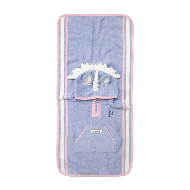 Girl's Sparkle Poncho Towel, Lilac
