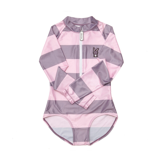 Girl's Hop Swimsuit, Grey