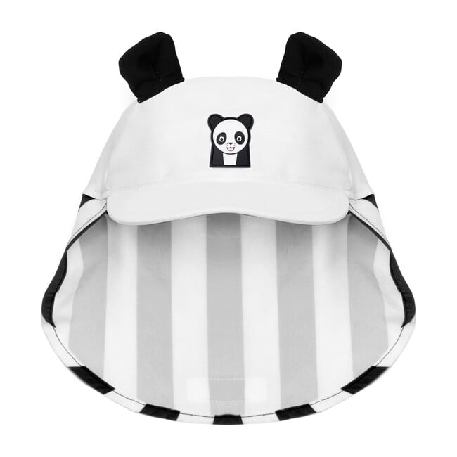 Kids Patch Summer Hat, White