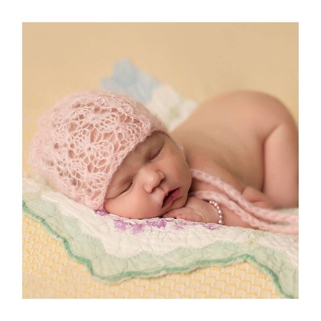 Mohair Wrap, Pink