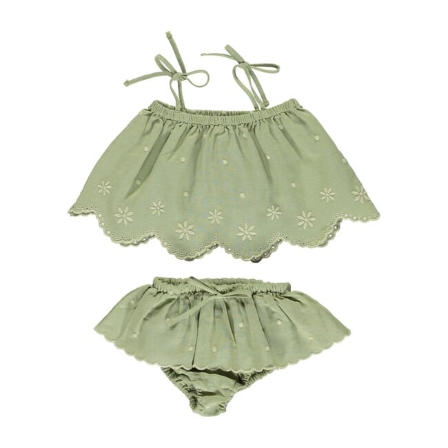 Olivia Baby Set Natural Green