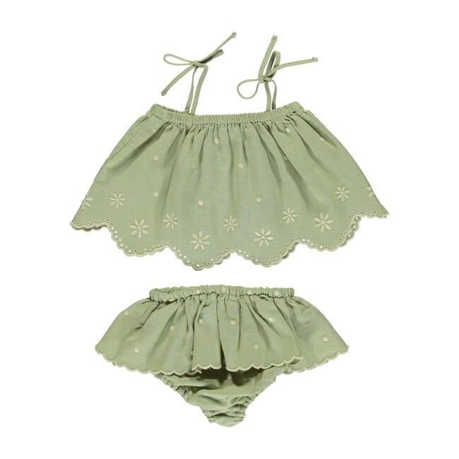 Olivia Baby Set Natural Green
