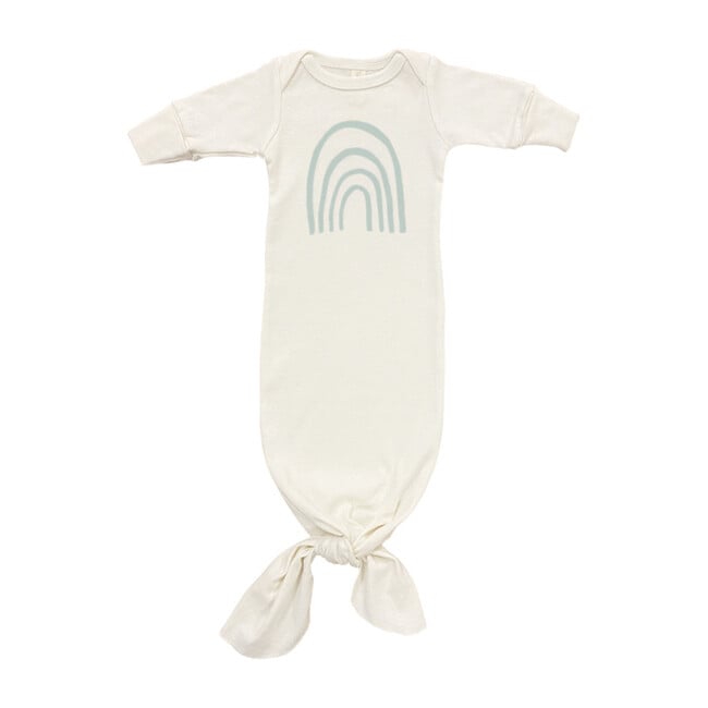 Rainbow Infant Gown, Sage