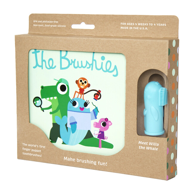Willa the Whale Toothbrush with Book - Dental Hygiene - 1