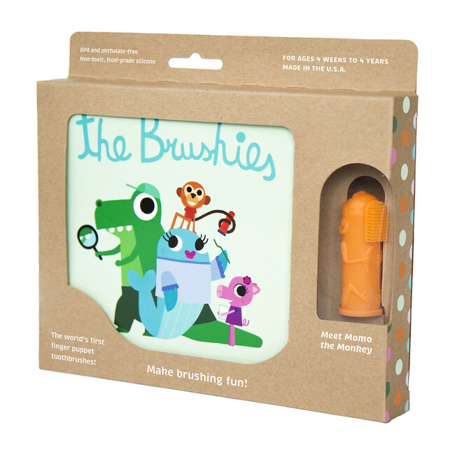 Momo the Monkey Toothbrush with Book