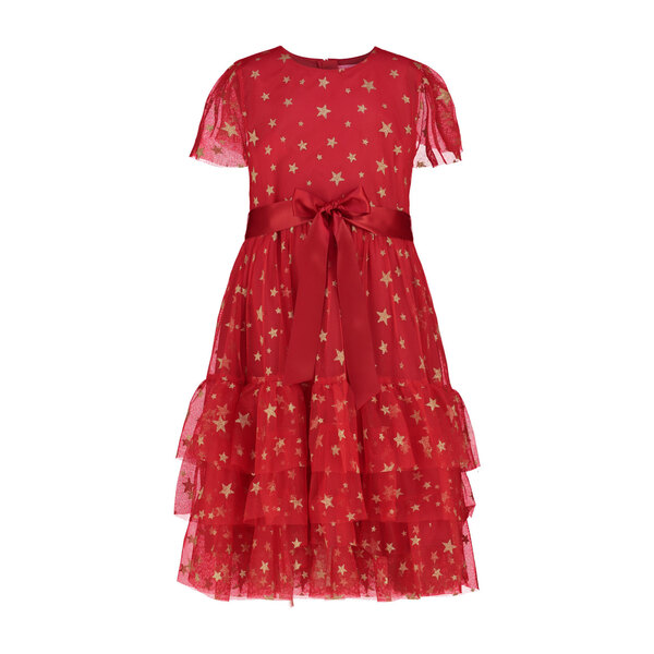 Cinderella Party Dress, Red Star Tulle - Kids Girl Clothing Dresses ...