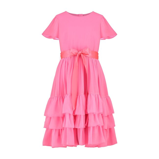 Candy Floss Chiffon Dress, Pink Holly Hastie Dresses