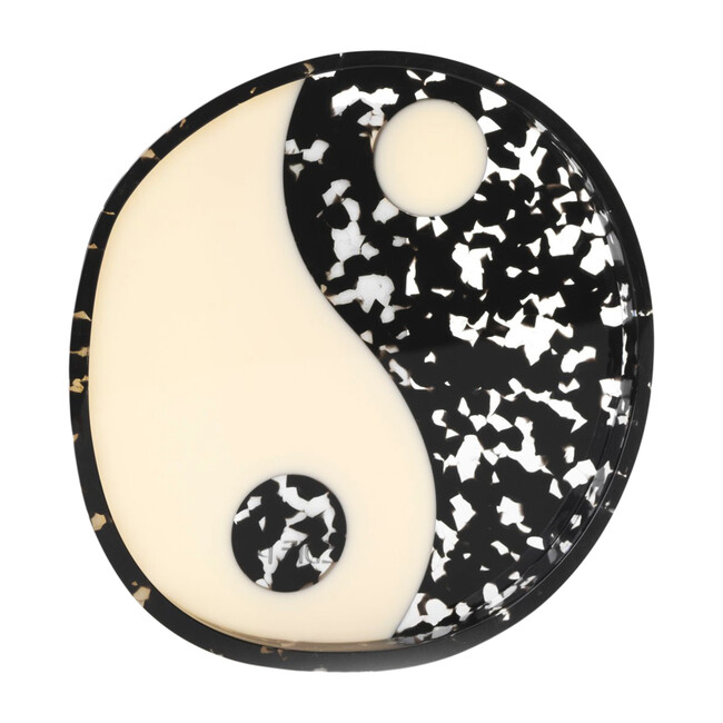 Round Acrylic Catchall, Yin Yang