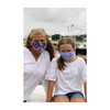 Kids Aqua and Purple Seahorse bundle of 3 - Face Masks - 1