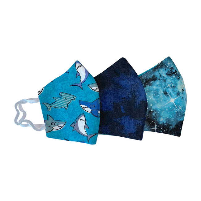 Kids Sharkie Facemask Bundle of 3 - Face Masks - 1