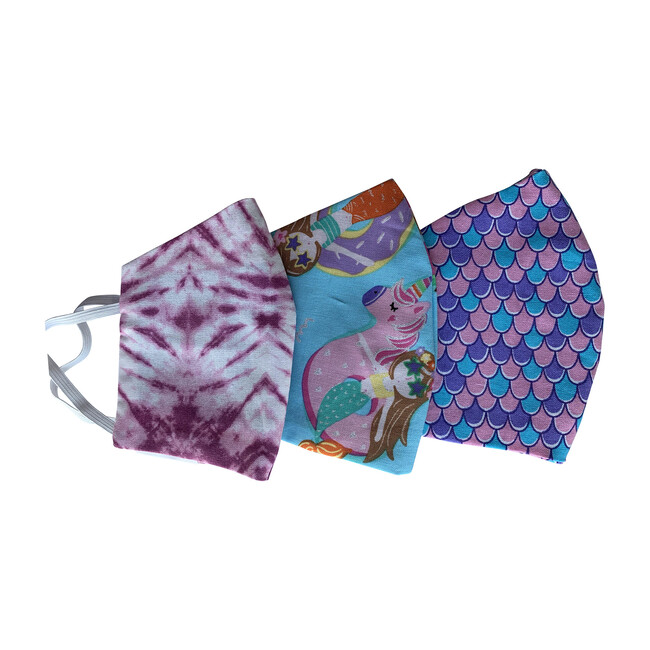 Mermaid Fun Facemask bundle of 3 - Face Masks - 1