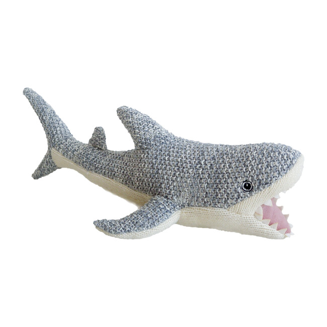 Seymour Shark Knit Suffed Animal