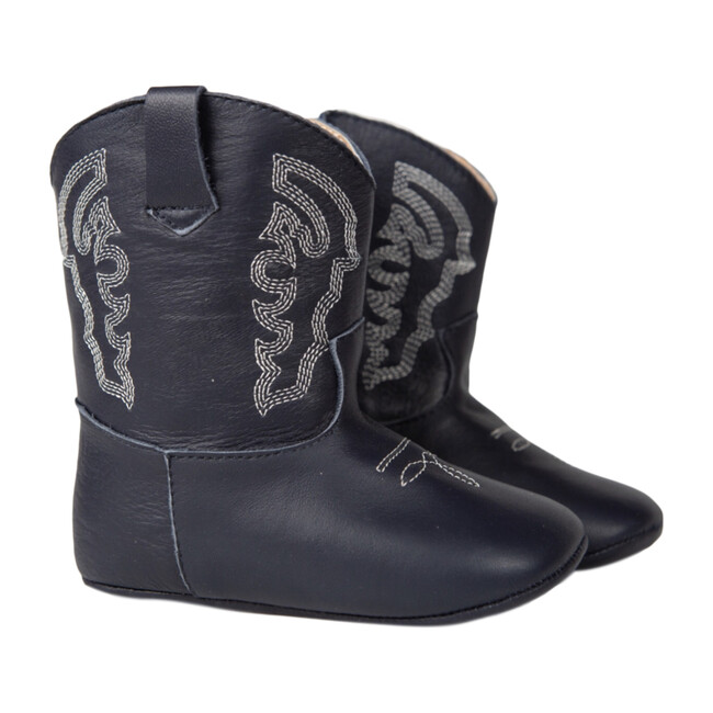 Baby Cowboy Boot, Blue Plano