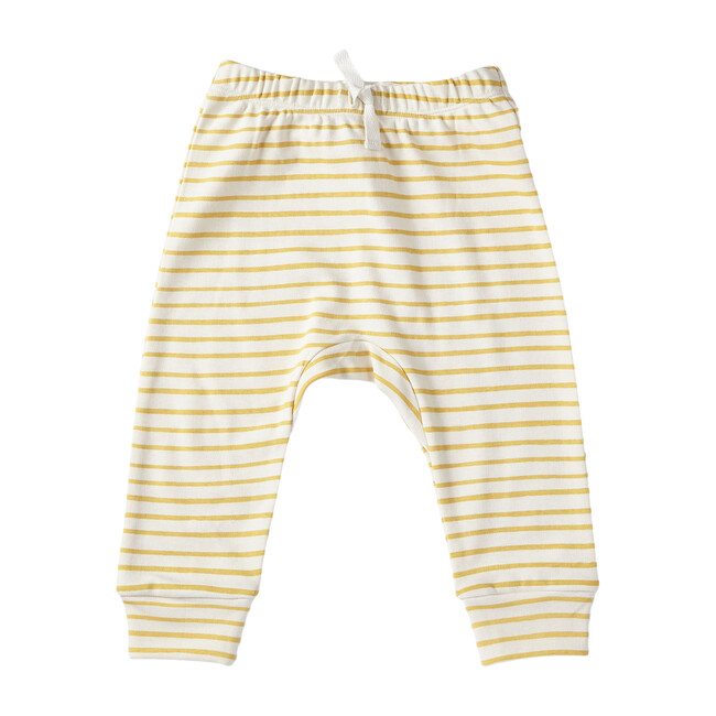 Organic Stripes Away Harem Pant, Marigold
