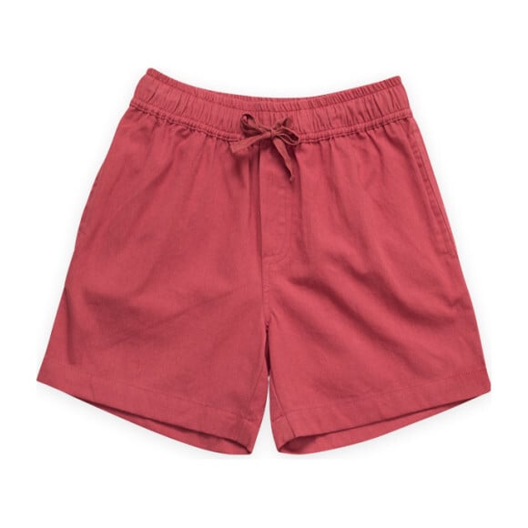 Pull on Straight Shorts, Summer Red