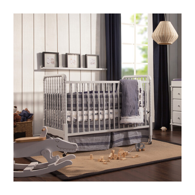 Jenny Lind 3-in-1 Convertible Crib, Fog Grey