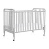 Jenny Lind 3-in-1 Convertible Crib, Fog Grey - Cribs - 5
