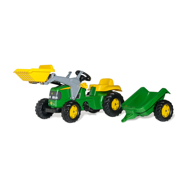 John Deere Kid Tractor w/Trailer