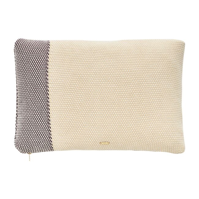 Koke Pillow, Yellow/Aubergine