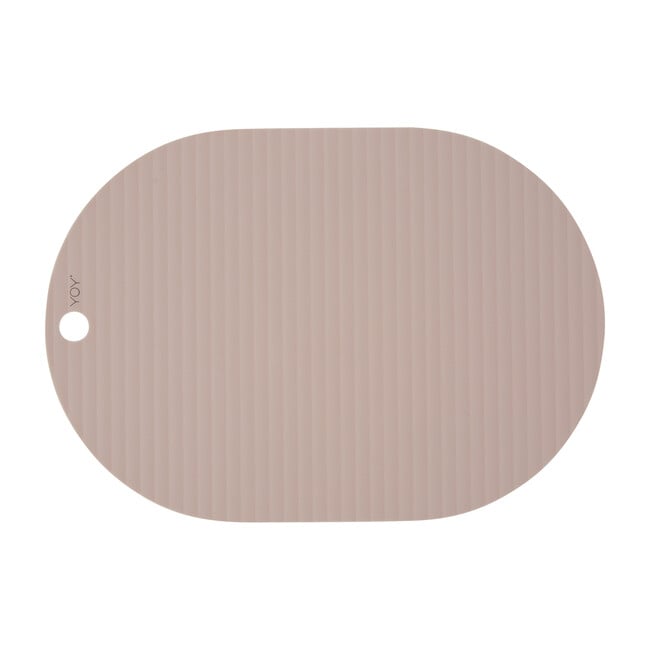 Set of 2 Ribbo Silicone Placemats, Rose - Tabletop - 1