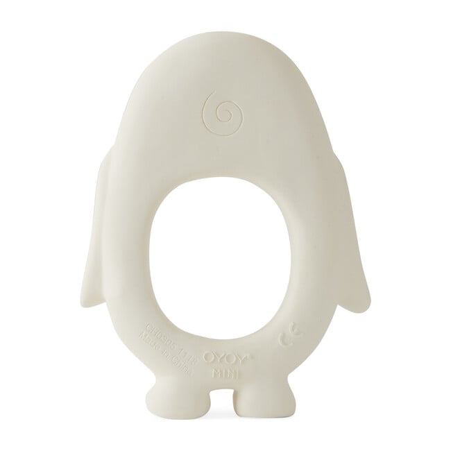 Penguin Baby Teether, White