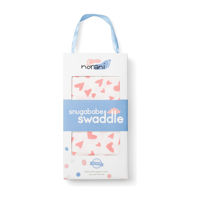 Snugababe Swaddle, Pink Hearts