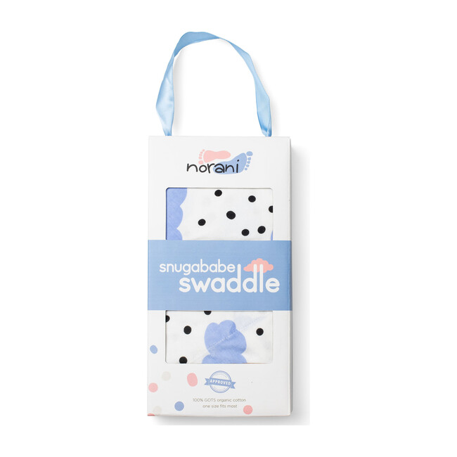 Snugababe Swaddle, Blue Clouds
