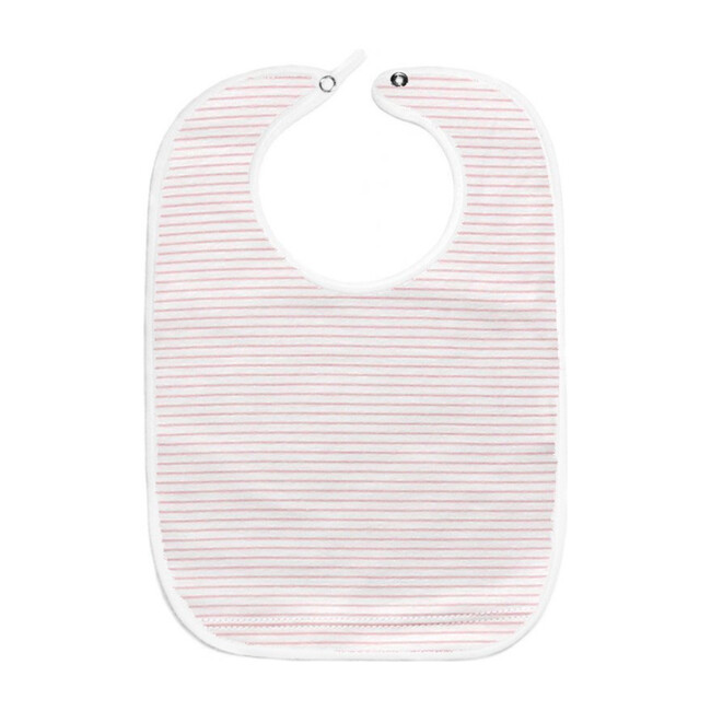 Classic Stripe Bib, Pink