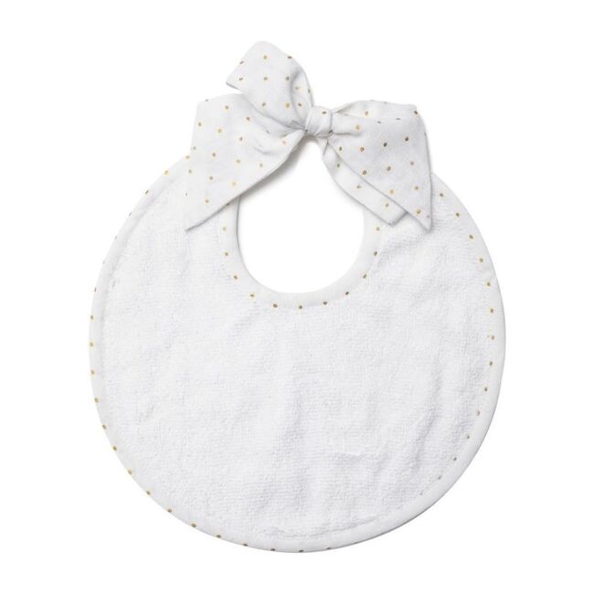 Newborn Bib, Gold Spot