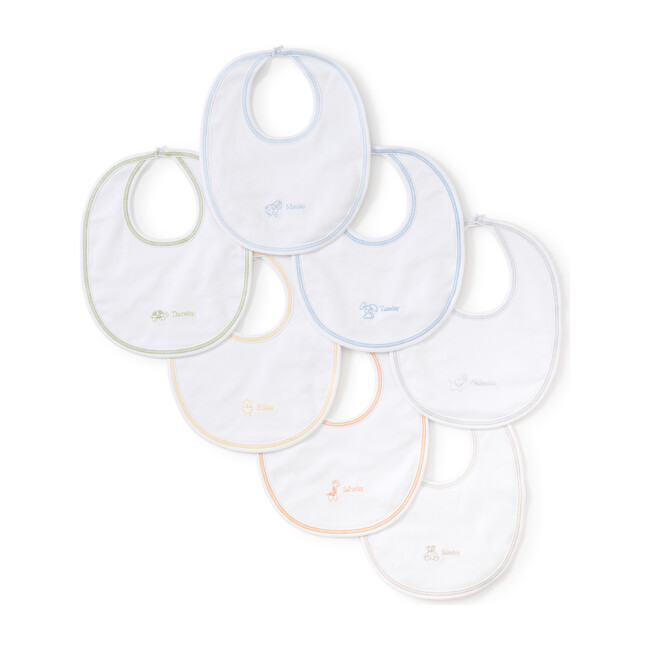 Boys Days of the Week Bibs Set