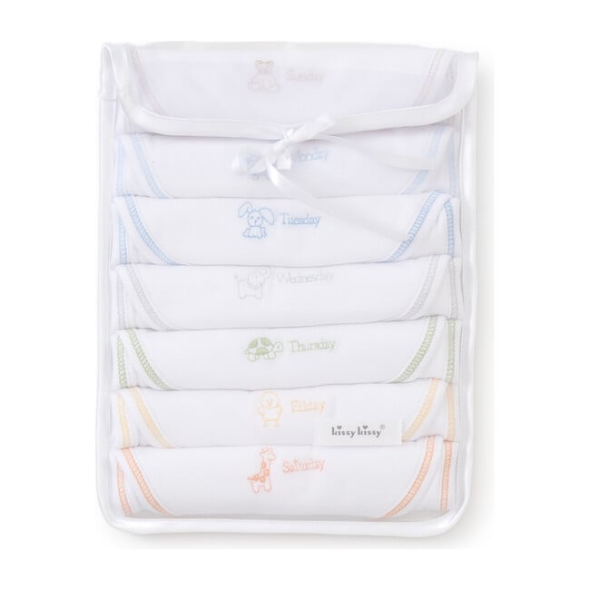 Boys Days of the Week Bibs Set