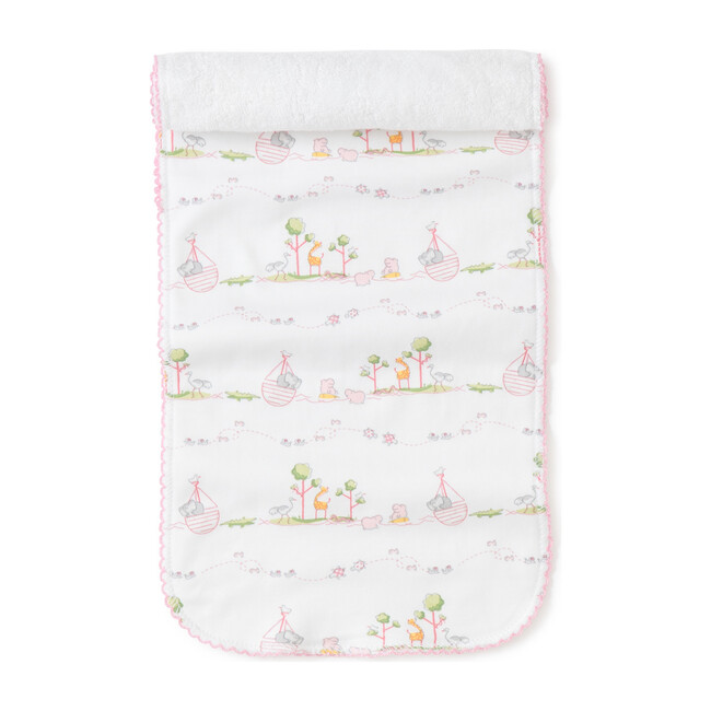Noah's Burp Cloth, Pink