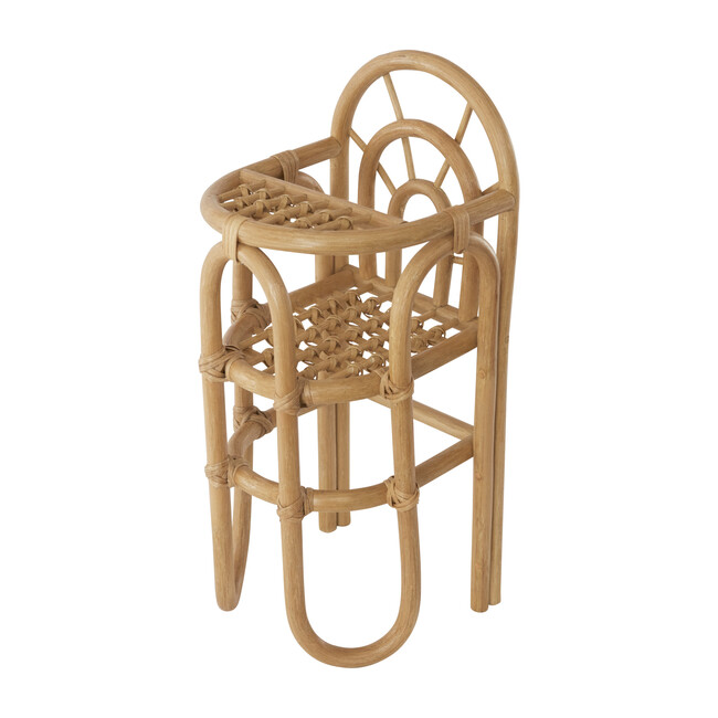 Rattan Rainbow Doll Chair, Natural