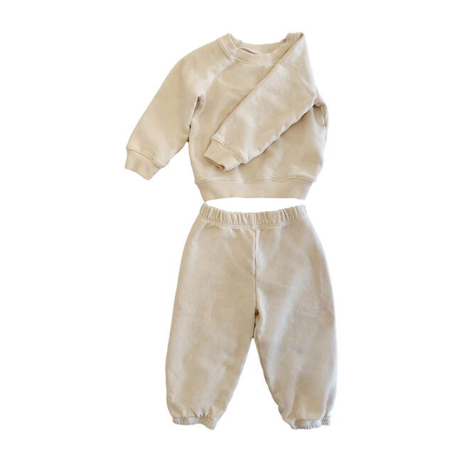 Lil' Sweat Set, Cashew