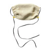 Mens Linen Face Mask, Natural - Face Masks - 1 - thumbnail