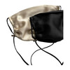 Womens Silk Face Mask 2 Pack, Black & Bone - Face Masks - 2