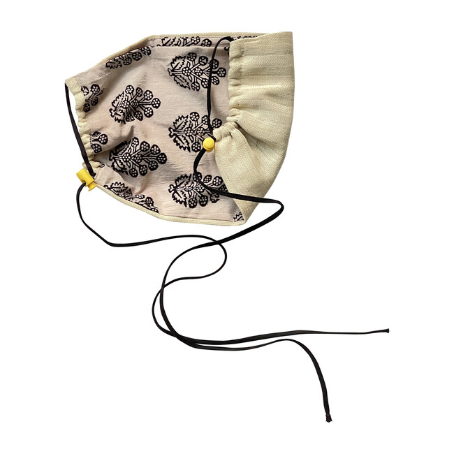 Mens Linen Face Mask, Natural - Face Masks - 2