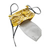 Kids Cotton Face Mask, Yellow Large Print - Face Masks - 3