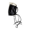 Womens Silk Face Mask 2 Pack, Black & Bone - Face Masks - 3