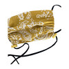 Kids Cotton Face Mask, Yellow Large Print - Face Masks - 4