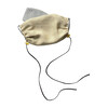 Mens Linen Face Mask, Natural - Face Masks - 3