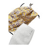 Womens Cotton Face Mask, Yellow Paisley Liberty - Face Masks - 3