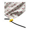 Kids Cotton Face Mask, Red Swiss Dot - Face Masks - 2