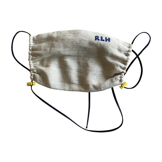 Mens Linen Face Mask, Natural - Face Masks - 4